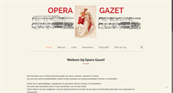 Desktop Screenshot of operagazet.be