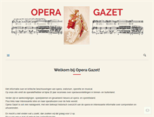 Tablet Screenshot of operagazet.be